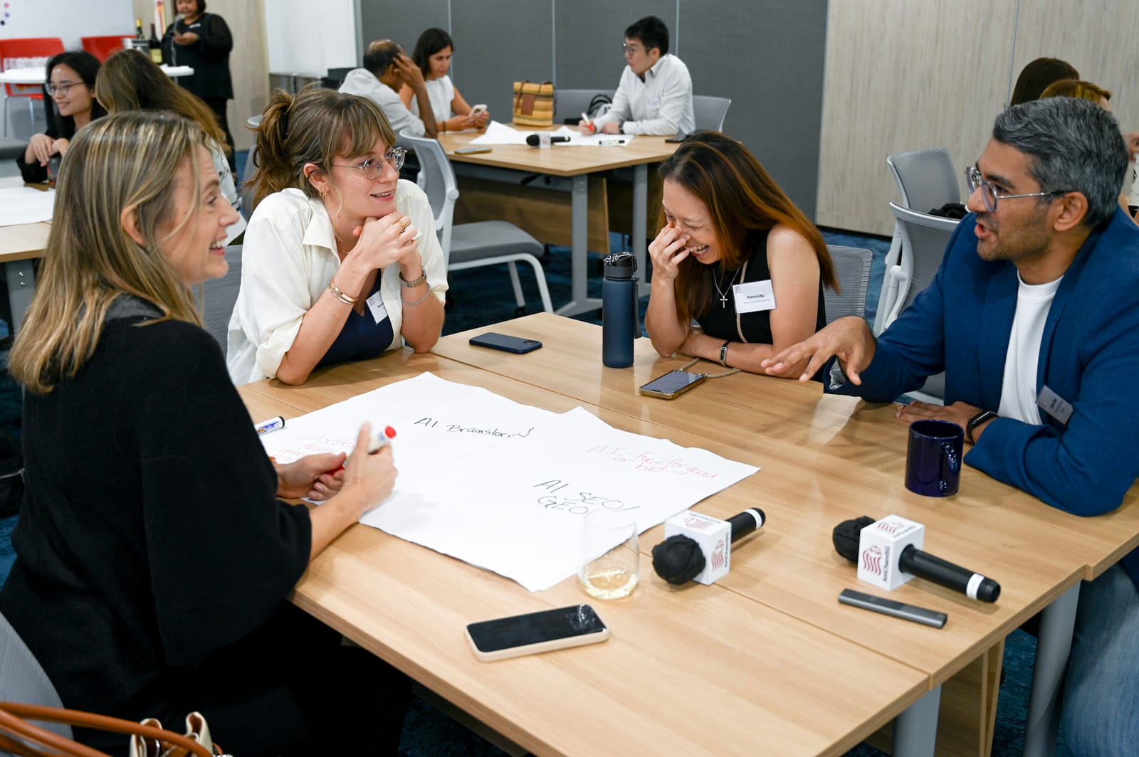 Dhawal Shah facilitating a committee connect event